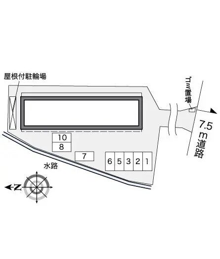 ★手数料０円★多摩市和田　月極駐車場（LP）